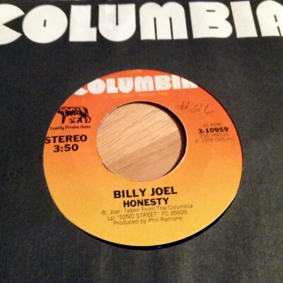 Billy Joel 45 Honesty / The Mexican Connection