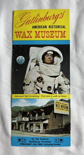 1960s Gatlinburg Tennessee American Historical Wax Museum VTG Travel Brochure - Picture 2 of 6