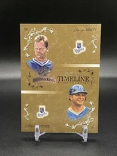 George Brett / Mike Sweeney - 2003 Diamond Kings Team Timeline #TT-4 - /1000