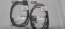 2x C2G 3ft 0.9m DisplayPort Male to Single Link DVI-D Male Adapter Cable -