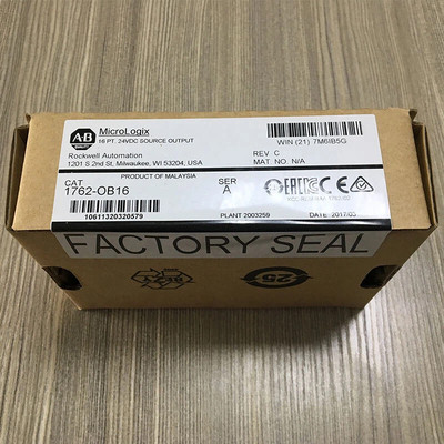 Factory Sealed AB 1762-OB16 SSER A 24VDC MicroLogix Output Modul Fast Shipping