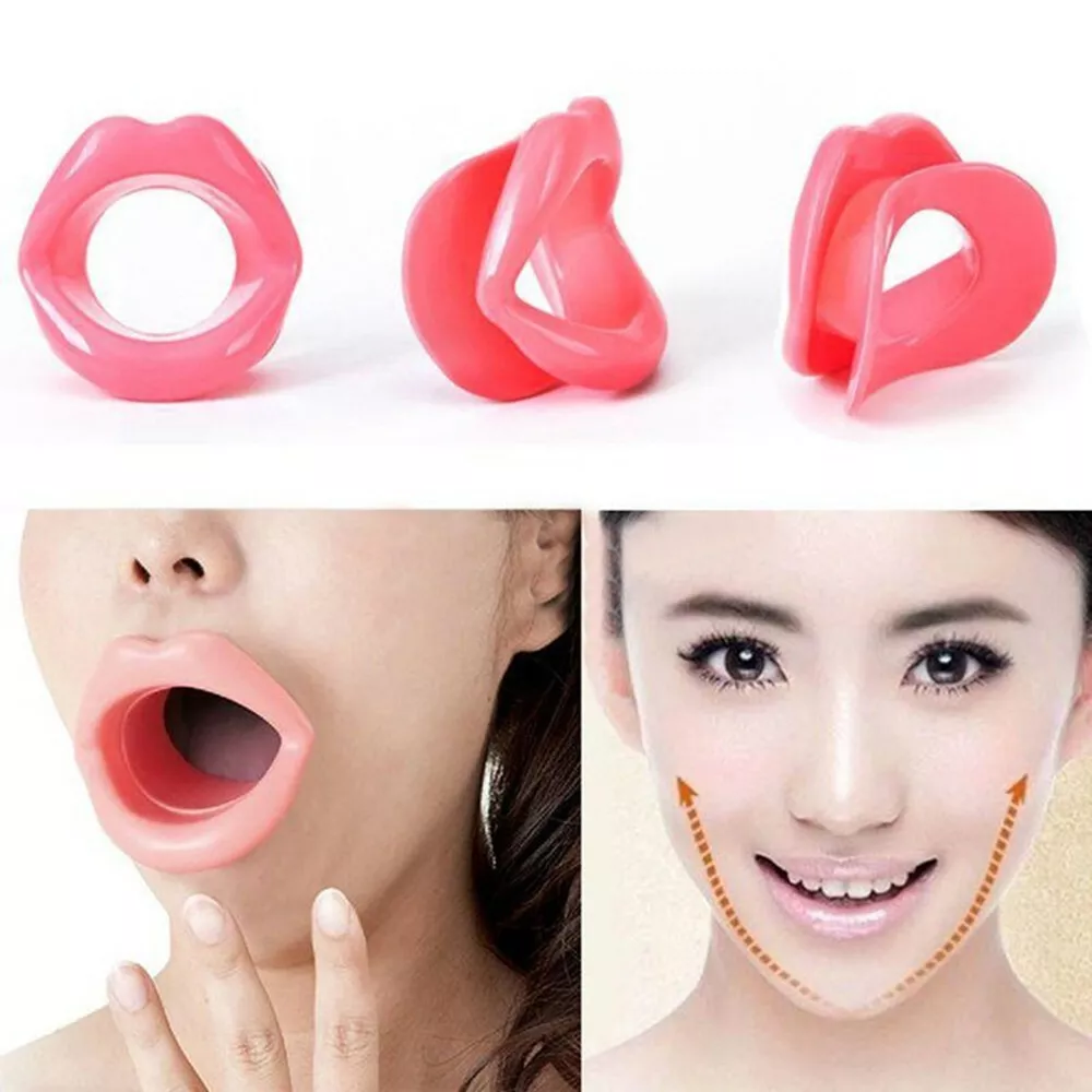 Neckline Slimmer Neck Line Lip Exerciser Face Chin Thin Jaw Reduce Double Chin