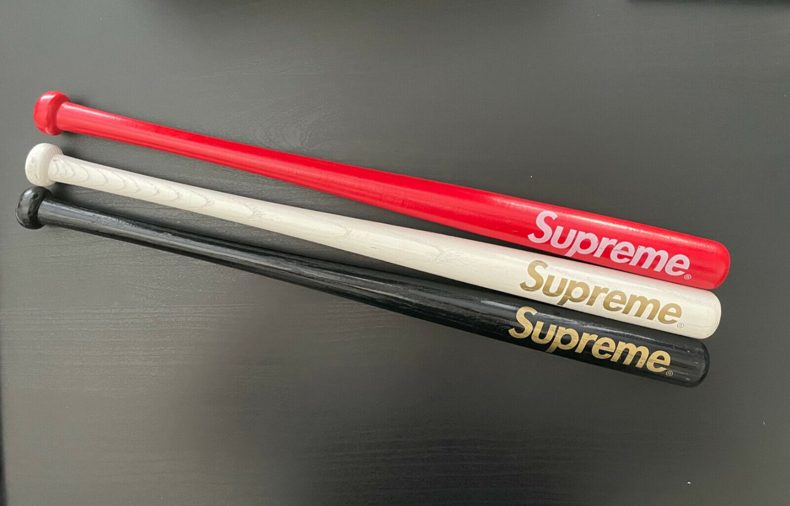 Supreme X Louisville Slugger Mini Bat Set Of 3 SS06 NOS Rare Box Logo