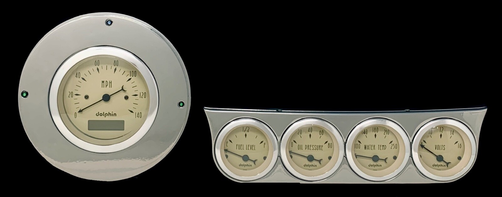 1949 1950 Ford Car 5 Gauge Dash Panel Insert Aluminum Powder Coated