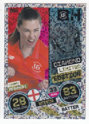 Tammy Beaumont Diamond Limited Edition Topps Cricket Attax Hundred 2022 Card | eBay Tammy Beaumont Diamond Limited Edition Topps Cricket Attax Hundred 2022 Card | eBay