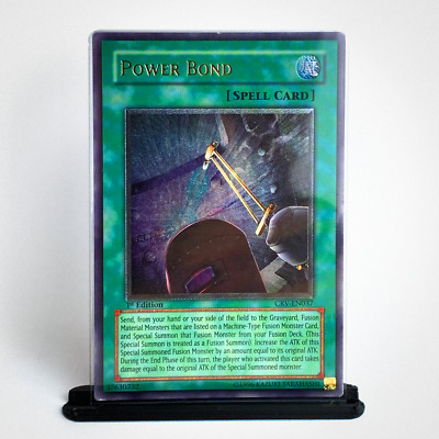 Yugioh Power Bond CRV-EN037 - 1st Edition - Ultimate Rare - LIGHTLY PLAYED (LP)