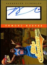 Mike Sweetney Card 2004-05 Ultra Season Crowns Autographs Gold #MS