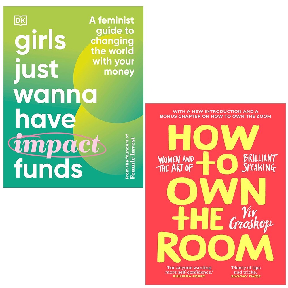 Girls Just Wanna Have Impact Funds, How to Own the Room 2 Books Set Hardcover