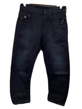 G Star Original Raw Size W25 L30 Men's Black Denim Jeans Type C Slim Taper