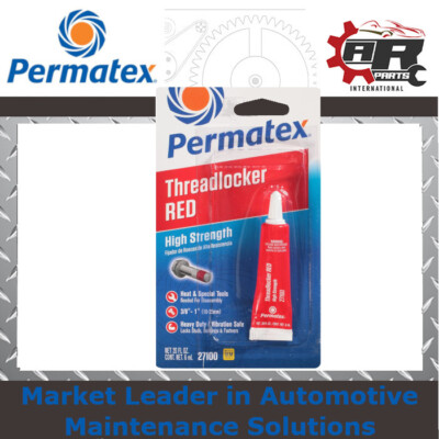 Permatex High Strength Gewindekleber Rot Thread Lock 6ml 27100