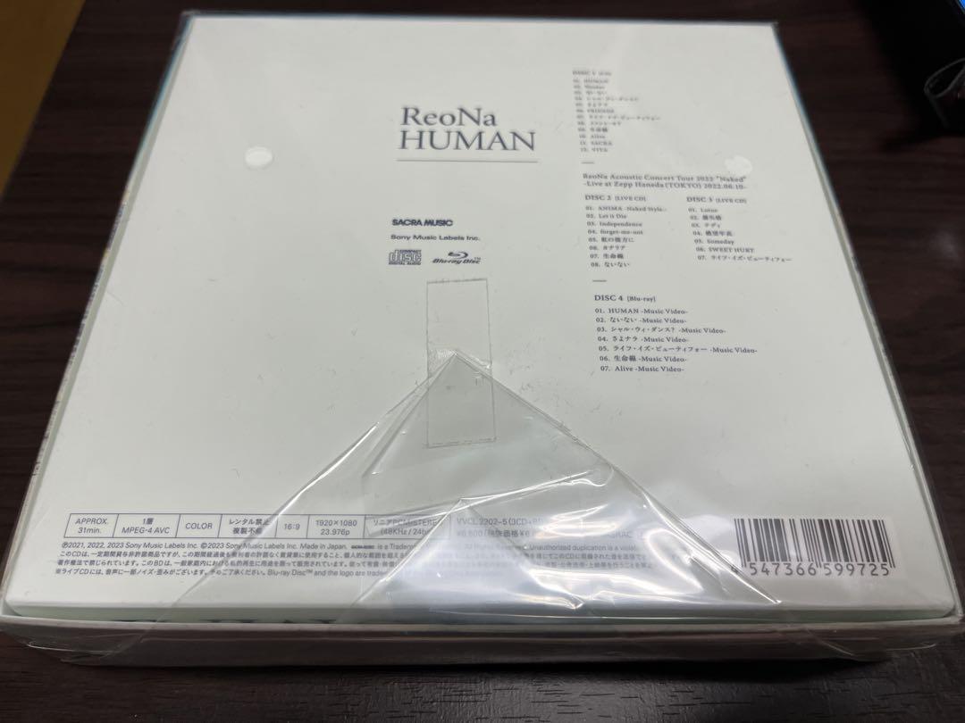 ReoNa HUMAN Limited edition CD BD Live CD Photobook VVCL-2202 New