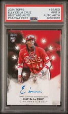 2024 Topps Baseball Stars Autographs #BSAED Elly De La Cruz Bb.Stars Auto PSA 9