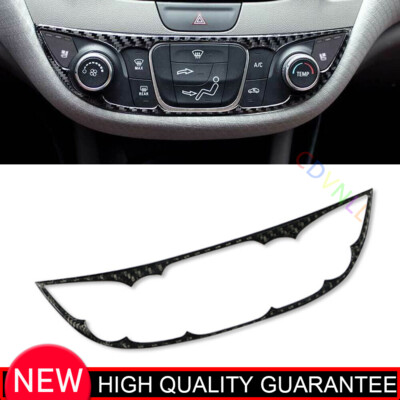 For Chevrolet Malibu 16-21 Real Carbon Fiber Console Volume Button Frame Trim 1*