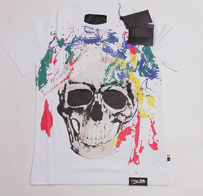 Herren Philipp Plein S17C MTK0004 Hot White for Men T ...