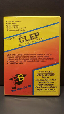College Level Examination Program (CLEP) - STUDY CARDS (Course) / CD-ROM