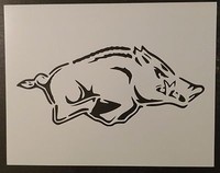 Arkansas Razorbacks Razor Back Razorback 11 X 8.5 Stencil Fast Free Shipping Arkansas Razorbacks Razor Back Razorback 11 X 8.5 Stencil Fast Free Shipping