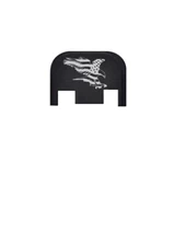 AMERICAN EAGLE Engraved Slide Back Plate Aluminum Made USA for Glock Gen 1-4