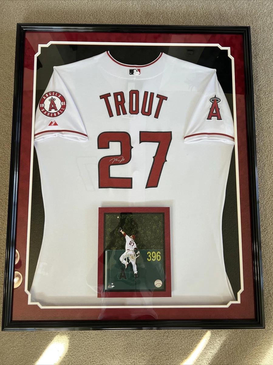 Mike trout autographed jersey cheap