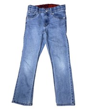 Levi s 511 Boys Size 7 Slim Straight Jeans Light Wash Stretch Adjustable Waist
