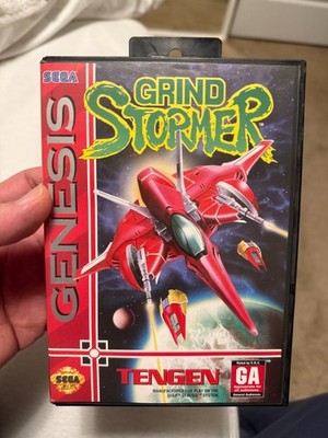 Grind Stormer (Sega Genesis,Tengen 1994) Game, Manual, Box Great Condition
