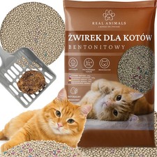 Katzenstreu aus Bentonit 25L Saugstark Extrem Klumpend Natürlich Lavendelduft