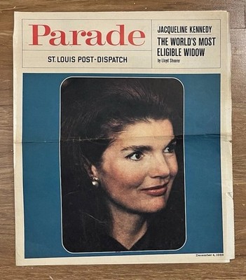 St. Louis Post Dispatch  Insert JACQUELINE  KENNEDY WORLDS MOST ELIGIBLE WIDOW