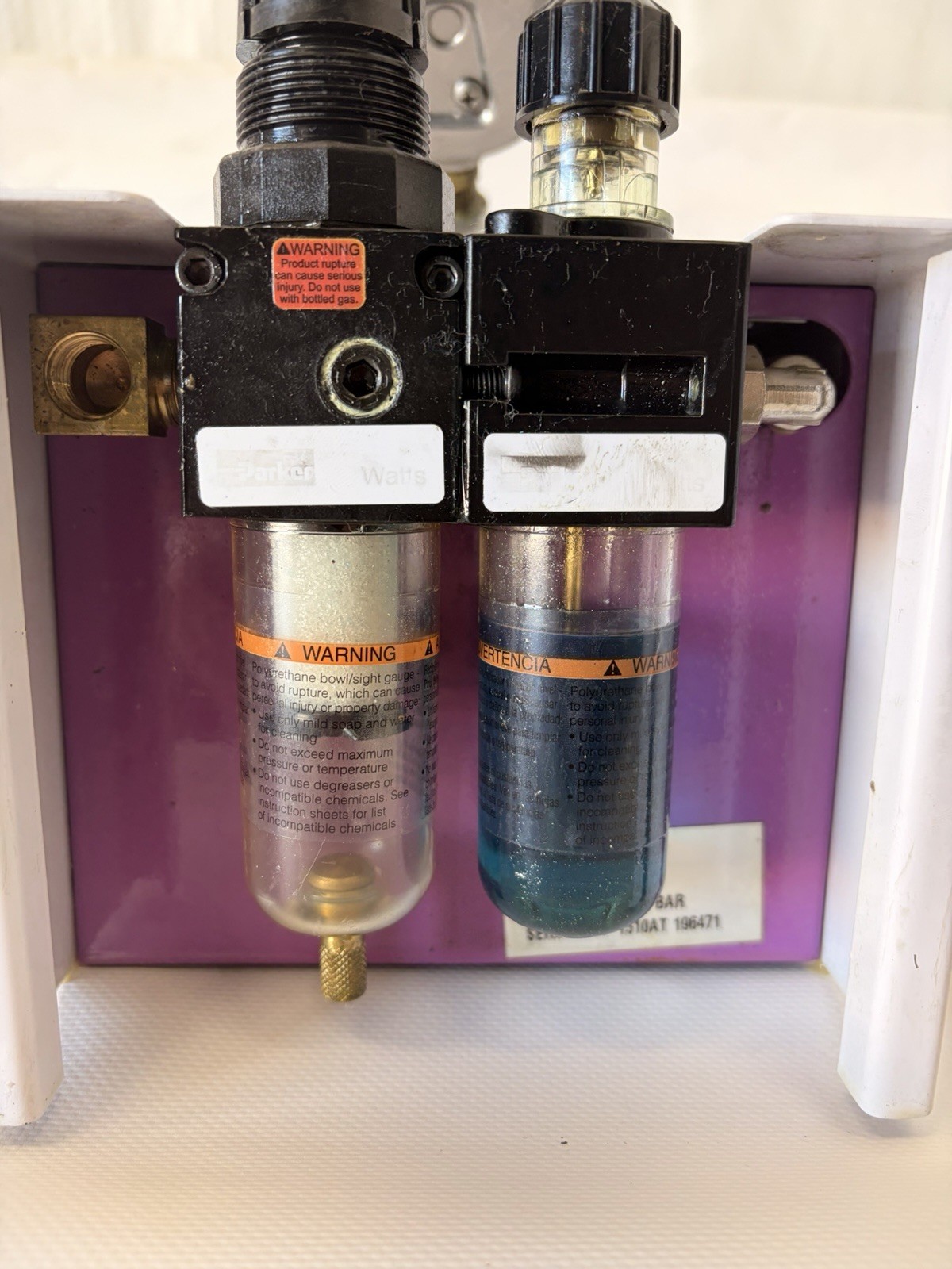 Hytec SPX # 100191 Model F Pneumatic Air Hydraulic Pump – 1500 PSI / 105 BAR