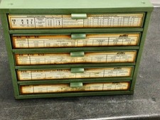 5 Drawer Sunnen Products Cabinet Used