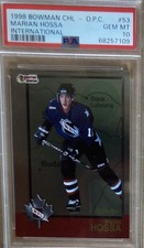 Marian Hossa 1998 Bowman Chrome CHL #53 Rookie Card PSA 10 Pop 1 HOF Legend. rookie card picture