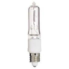 Satco S3109 120V 250-Watt T4.5 E11 Base Light Bulb, Clear
