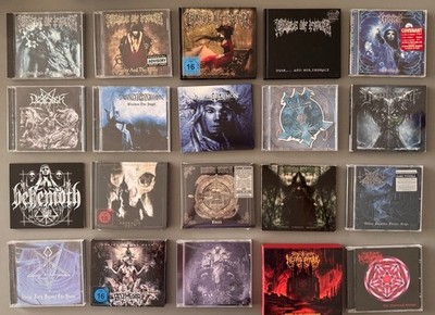 Black Metal CD Bundle 21 CDs Cradle Of Filth, Behemoth, Dimmu Borgir