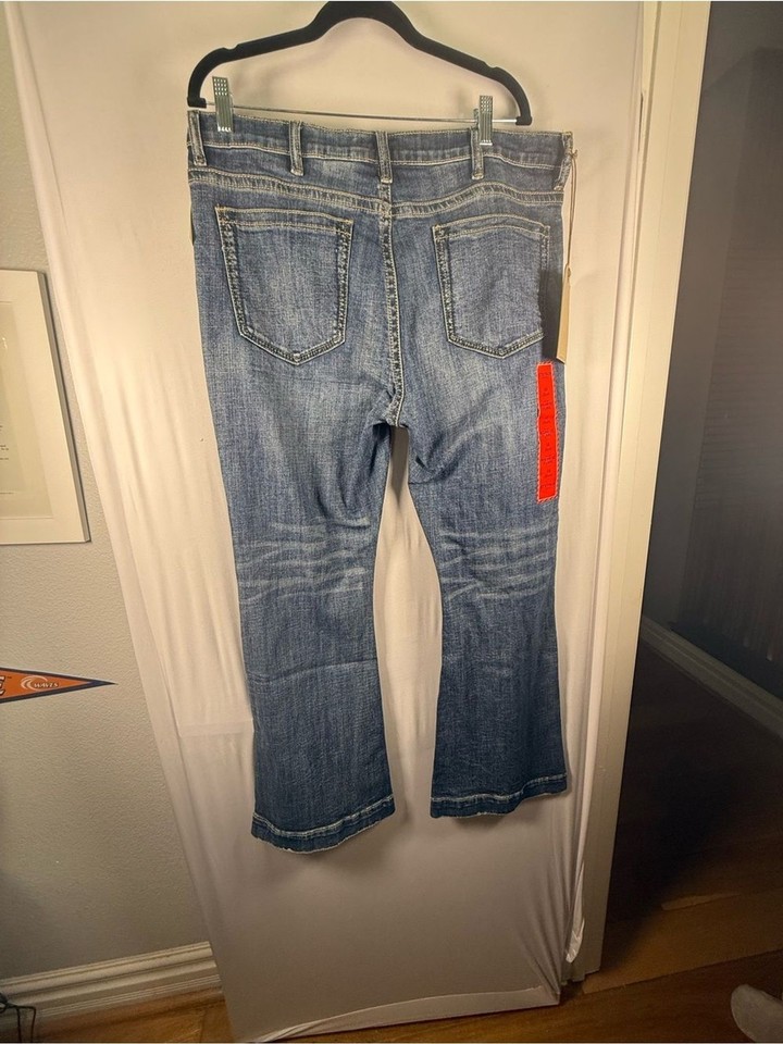 Stetson Women's High Rise Flare Jeans Size 18 Short Western Denim NWT ...