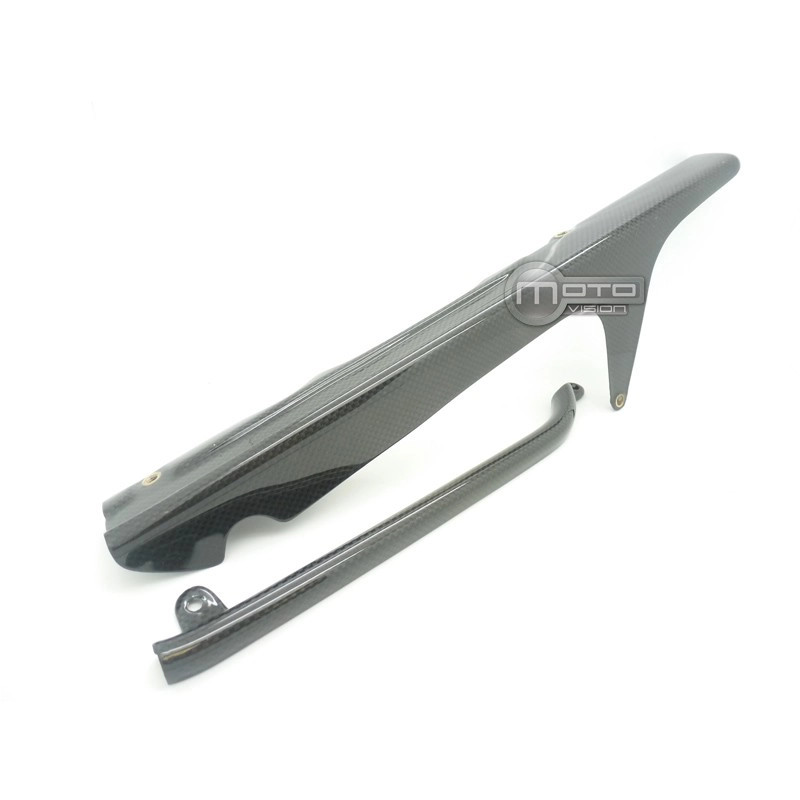 Guide chaîne carbone Ducati 996 998 accessoire bras oscillant moto