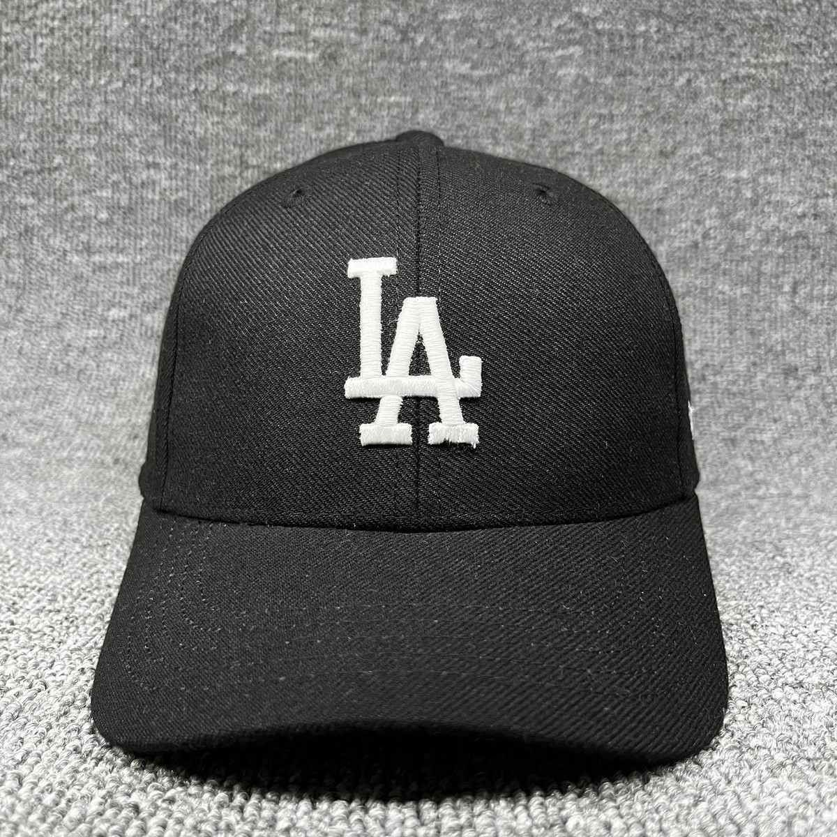 Los Angeles Dodgers '47 Clean Up Hat Black White LA MLB Adjustable Baseball Cap