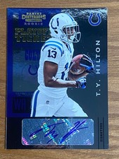 2012 Panini Contenders - T.Y. Hilton #186 Playoff Ticket /99 (AU, RC)
