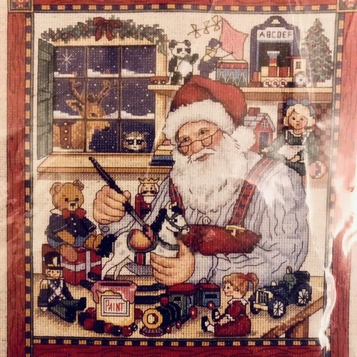 2001 Dimensions Counted Cross Stitch Advent Calendar Christmas Countdown 8663