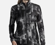 Brooks Women's LSD Running Jacket Packable Lightweight Reflective Size S EUC