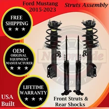 Monroe OEM Front Struts & Rear Shocks For 2015-2023 Ford Mustang Lifetime Warr.