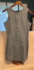 Gap Sleeveless Denim Mini Dress, Light Wash Size Petite Small NWT (W24)