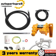 12V 20GPM Fuel Transfer Pump Particulate Filter Diesel Gas Gasoline Kerosene