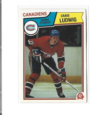 1983-84 O-Pee-Chee #190 Craig Ludwig RC VG