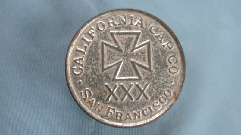 California Cap Company XXX Triplex Blasting Caps Tin-Paper Label-Nevada Mine
