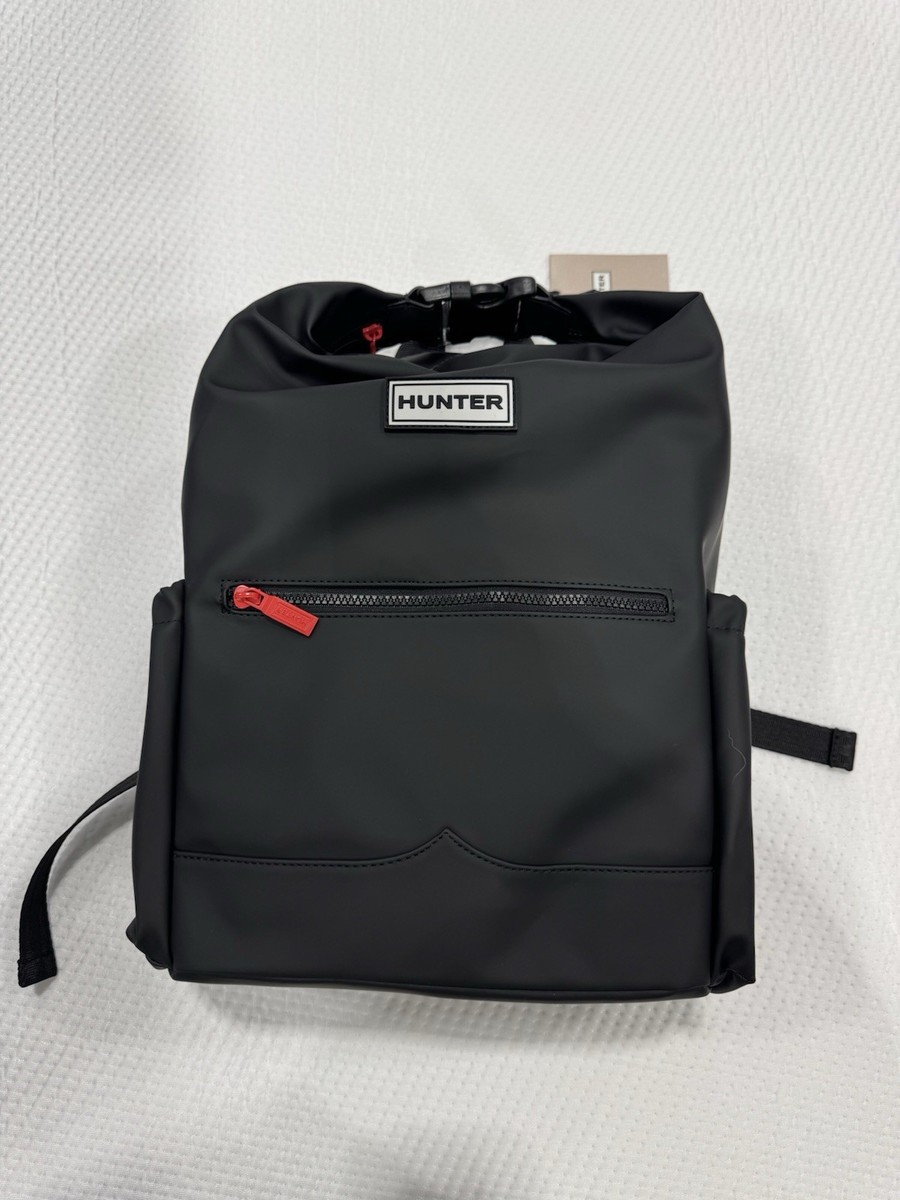New Hunter Top Clip Backpack Water Resistant Black Unisex  display picture 3