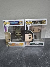 2er Pack Funko Pop Marvel Loki 895 + Groot 20...