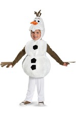 Disney Frozen Official Licensed Olaf Child Deluxe Plush Snowman Toddler Costume