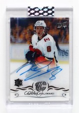 2018-19 Upper Deck Clear Cut Rookies Juuso Valimaki #CCR-JV Auto 0u6f