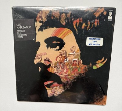Lee Hazlewood Trouble Is A Lonesome Town 1969 LHI S-12006 SEALED PROMO LP