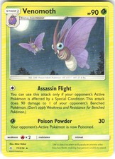 Venomoth 11/214 Unbroken Bonds UNB MP Pokemon Card TCG