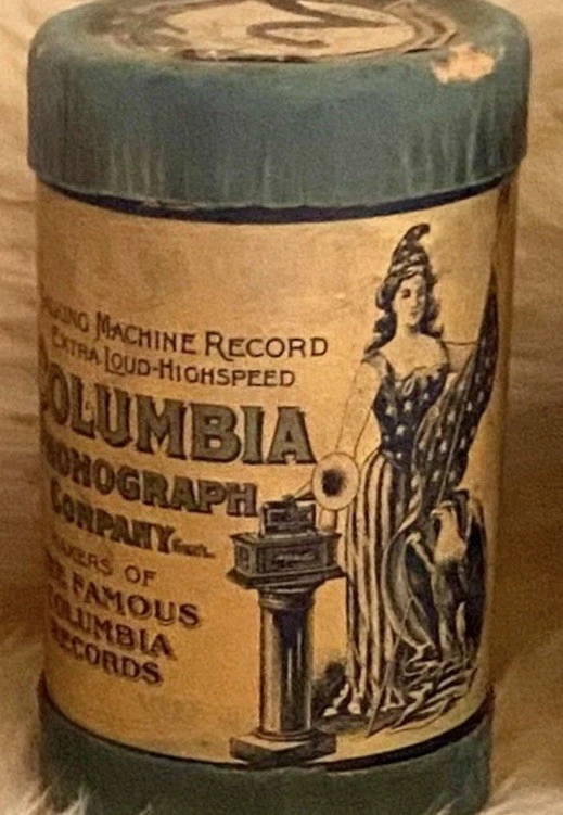 Lote de 28 discos moldeados en oro cilindro EDISON/Columbia, ver lista de grabaciones Foto 4 de 4