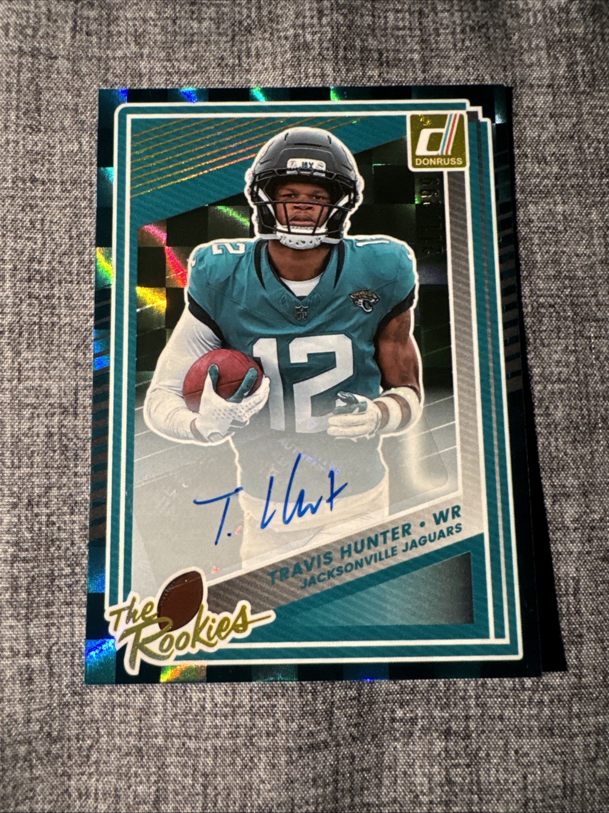 2025 Donruss The Rookies Travis Hunter - Rookie Card /299 Jaguars RC #3